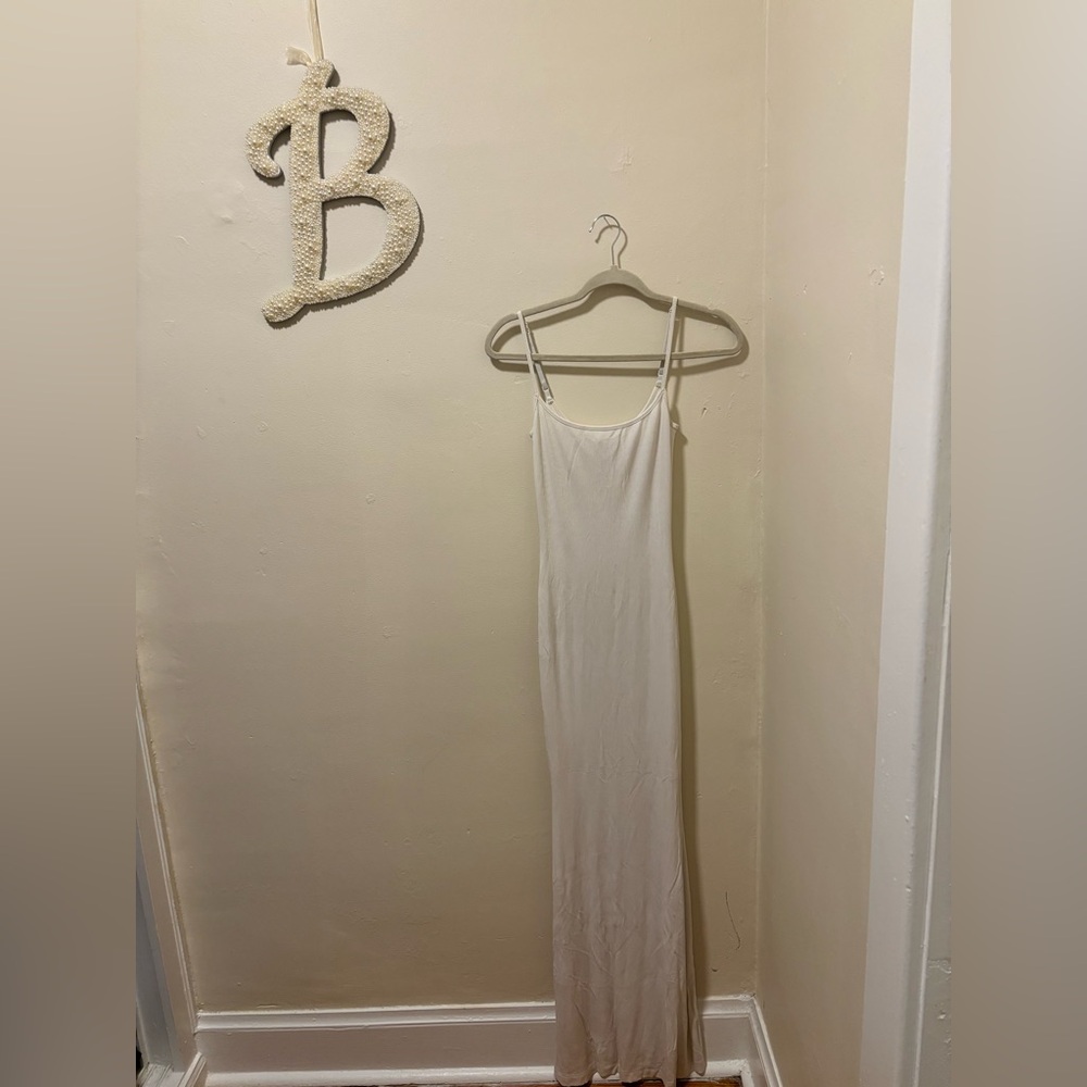 Skims Elegant Cream Maxi Dress